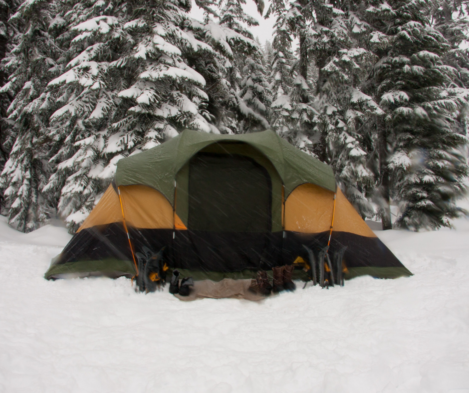 KeenFlex Tienda de campaña para Las 4 Estaciones para 2 Personas de Camping de Invierno