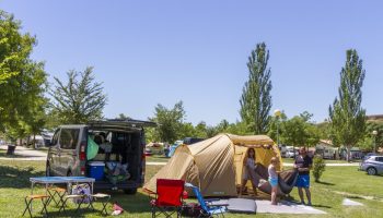 de camping en Semana Santa