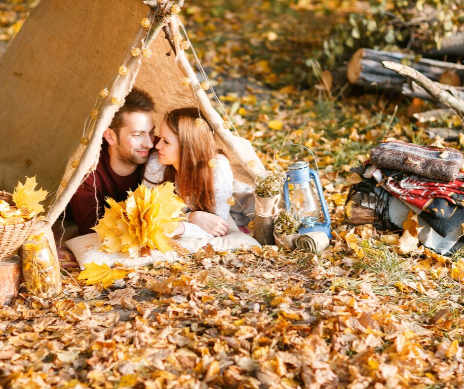 otoño camping