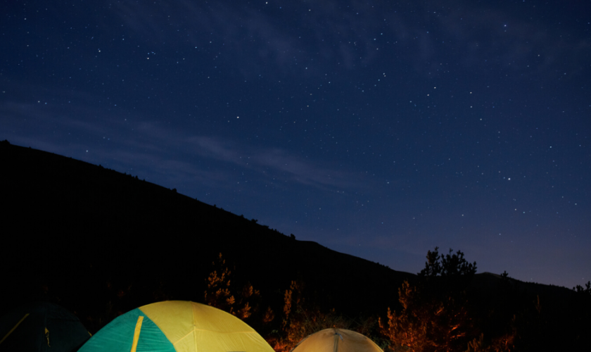 lámparas de camping